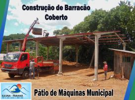 Construção de Barracão Coberto