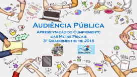 Audiência Pública 3º Quadrimestre de 2018