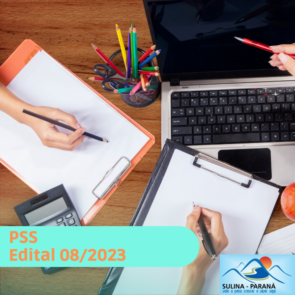 Edital PSS 08/2023 - Abertura de PSS